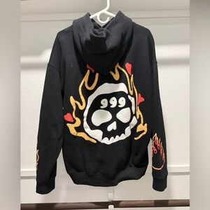 Juice WRLD 999 Black Heart Hoodie Size M